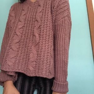 Chunky knit sweater